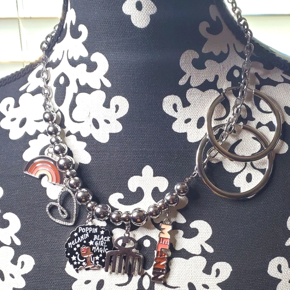Melanin necklace set